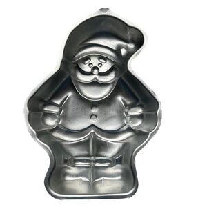 Wilton Jolly Santa Cake Pan 2105-2091 Dated 2003 Instructions Decorating Green